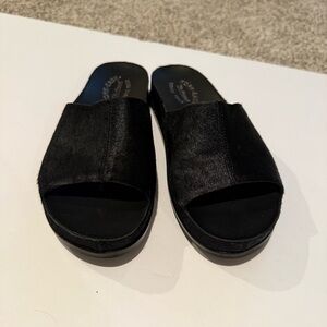 Kork-Ease Tutsi Calf Hair Slide Sandals